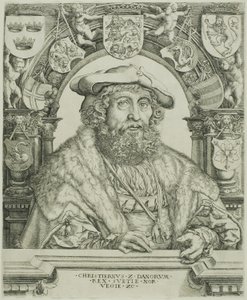 kung Christian II av Danmark av Jacob Binck