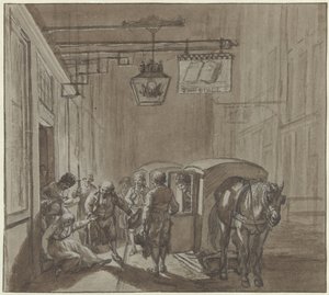 Lämnar värdshuset