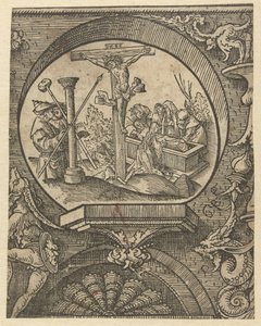 Kristi korsfästelse och begravning The Creed (serietitel) av Jacob Cornelisz van Oostsanen