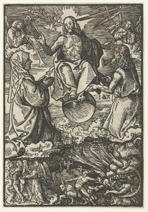 Den slutliga domen The Little Passion (serietitel) av Jacob Cornelisz van Oostsanen
