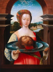 Salome med Johannes Döparens huvud. 1524
