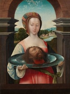 Salome med Johannes Döparens huvud av Jacob Cornelisz van Oostsanen
