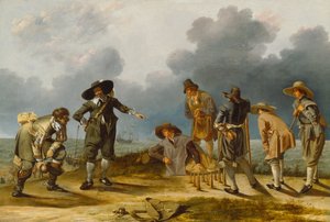 The Game of Skittles, ca 1635-40 (olja på ekpanel)