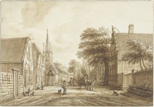 Bakvägen i Voorschoten av Jacob Elias La Fargue