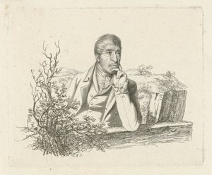 Porträtt av Pieter Pieterszn. frisörer av Jacob Ernst Marcus