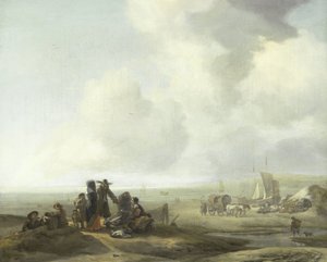 Utsikt på stranden