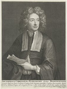 Porträtt av kompositören och violinisten Arcangelo Corelli