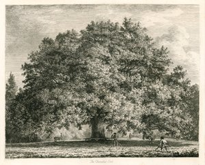 The Chandos Oak, Michendon House, Southgate, London av Jacob George Strutt