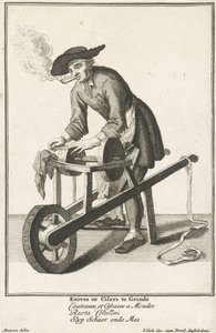 Scharensliep Straatventers i Londen (serietitel) The Cryes of the City of London (serietitel) av Jacob Gole