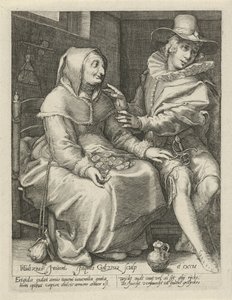 ojämlik kärlek av Jacob Goltzius (II)