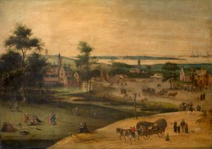 By vid Schelde av Jacob Grimmer