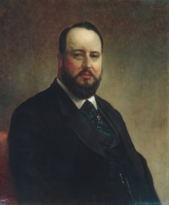 Joseph W. Drexel, 1877. av Jacob Hart Lazarus