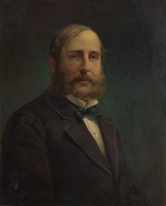 Självporträtt, 1870-80. av Jacob Hart Lazarus