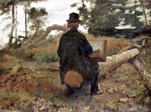 Gabriel målning av Jacob Henricus or Hendricus Maris