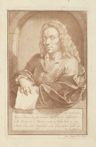 Porträtt av Arnold Houbraken