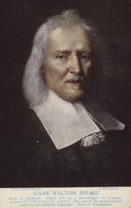 Izaak Walton (1593-1683), engelsk författare