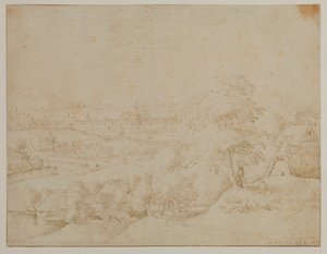 Landskap med stad, 1500-talet
