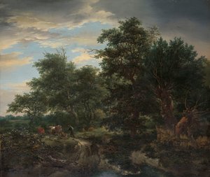 Skogsscen av Jacob van Ruisdael