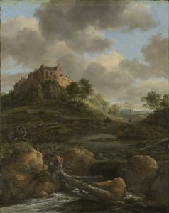 Bentheims slott, 1650-82 av Jacob van Ruisdael