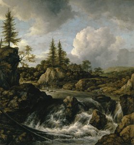Landskap med vattenfall, c.1660