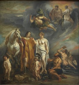 Aeneas hjälpt av gudarna av Jacob Jordaens