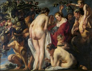 Allegory of the Fertility of the Earth - Allegory of Fertility - Jordaens, Jacob (1593-1678) - ca 1620-1625 - Olja på duk - 180x241 - Royal Museums of Fine Arts of Belgium, Bryssel av Jacob Jordaens