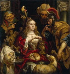 Kleopatras festmåltid av Jacob Jordaens