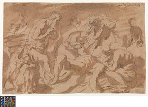 Tyska: Die Beweinung Abels
Nederländska: De bewening van Abel av Jacob Jordaens
