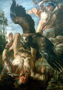 Prometheus bunden, c1640 av Jacob Jordaens