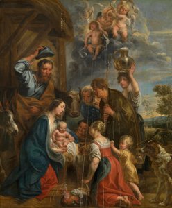 Herdarnas tillbedjan av Jacob Jordaens