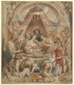 Antonius och Kleopatras festmåltid av Jacob Jordaens