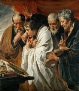 De fyra evangelisterna av Jacob Jordaens