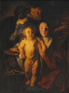 Den heliga familjen, c.1621-2 av Jacob Jordaens