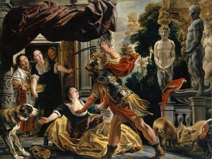 Ulysses och Circe, ca 1630-1634.