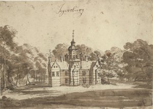 Bastun på Frederiksborg av Jacob Koninck II