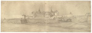 Utsikt över Akershus fästning av Jacob Koninck II