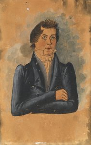 Porträtt av en man, tidigt 1800-tal.