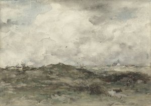 dynlandskap av Jacob Maris