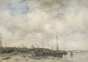 Utsikt över en stad av Jacob Maris