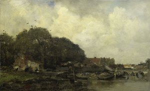 Utsikt över hamnen av Jacob Maris
