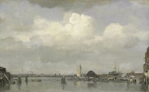 Utsikt över hamnen av Jacob Maris