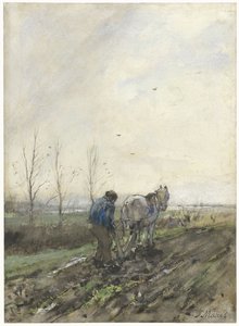 Plöjande bonde