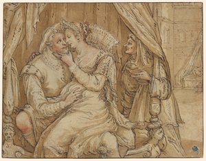 Amoröst par av Jacob Matham