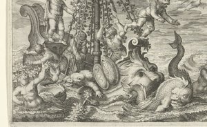 Bacchus förvandlar sina fångare till delfiner