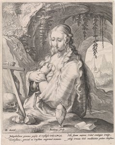 Maria Magdalena till Boetawardi av Jacob Matham