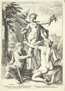 De tre ödets gudinnor av Jacob Matham