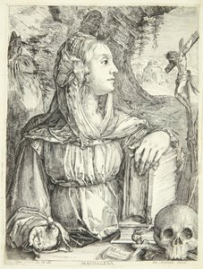 Den ångerfulla Maria Magdalena av Jacob Matham