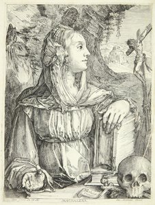 Den ångerfulla Maria Magdalena av Jacob Matham