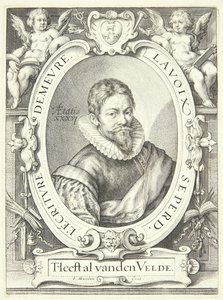 Jan van de Velde den äldre av Jacob Matham