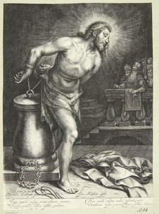 Jesus vid pelaren (efter hudflätningen) av Jacob Matham